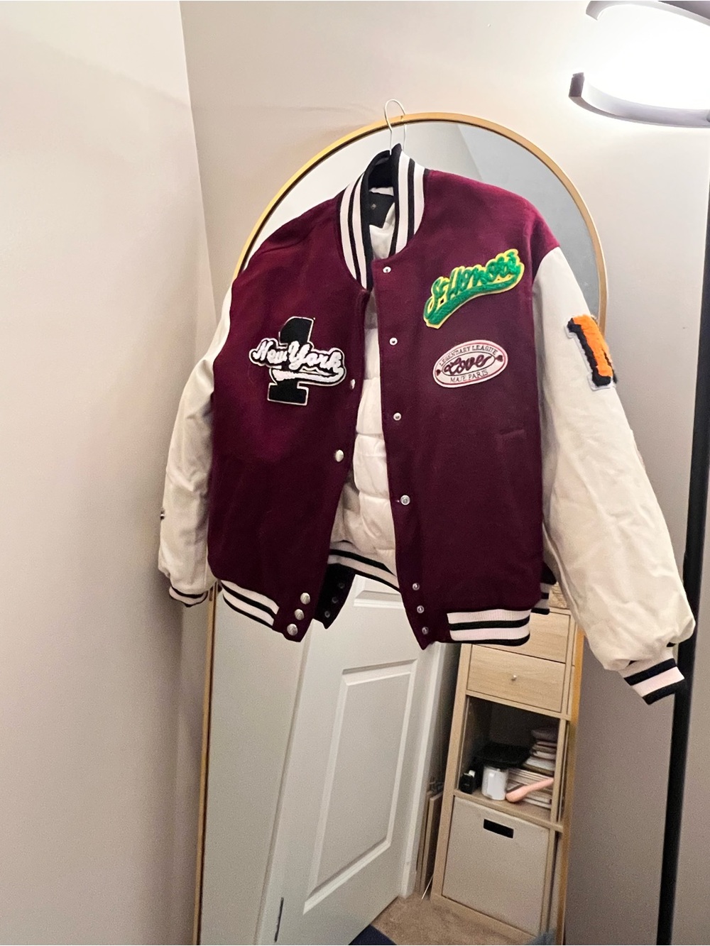 Maje varsity jacket